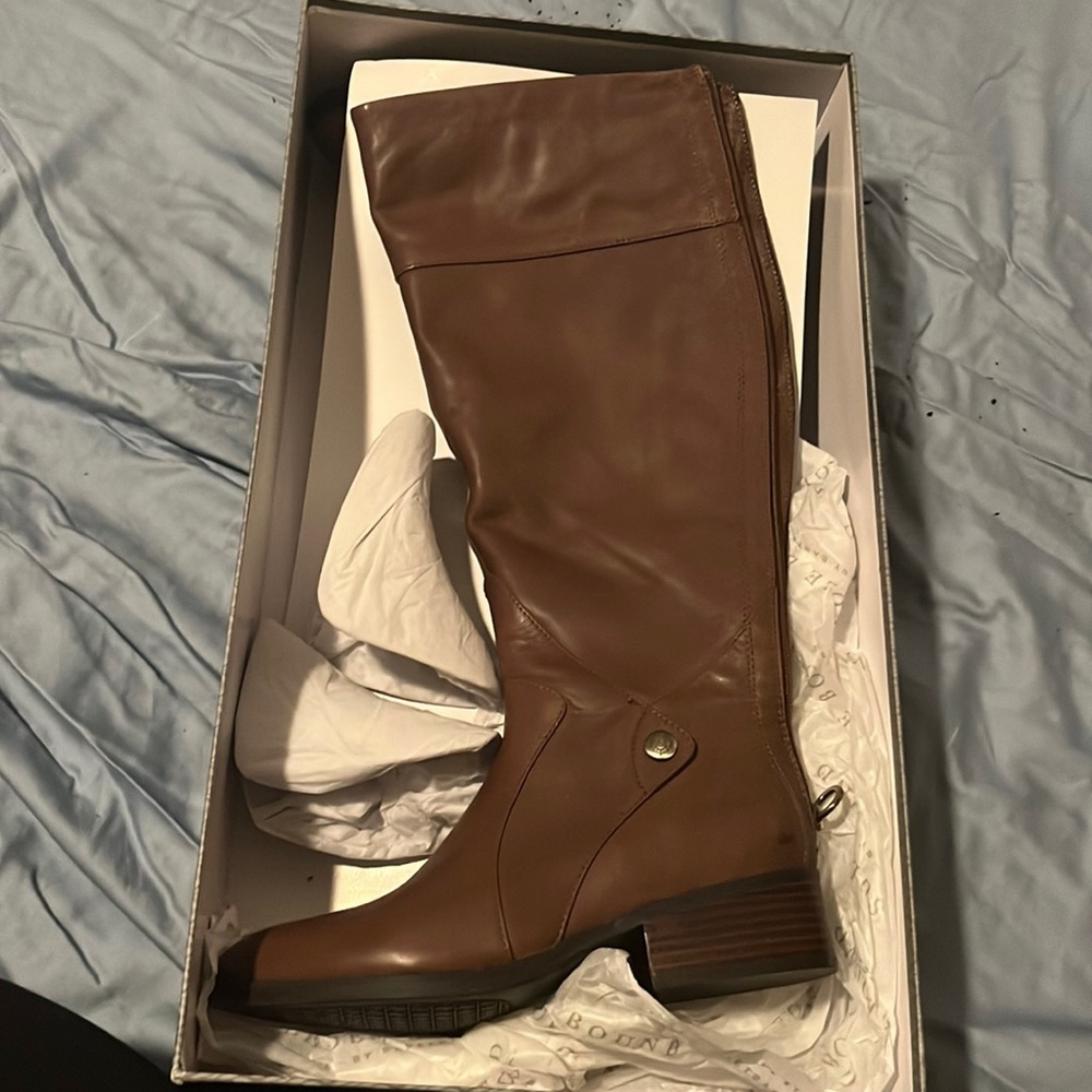 COPY - Brown Leather Knee boots